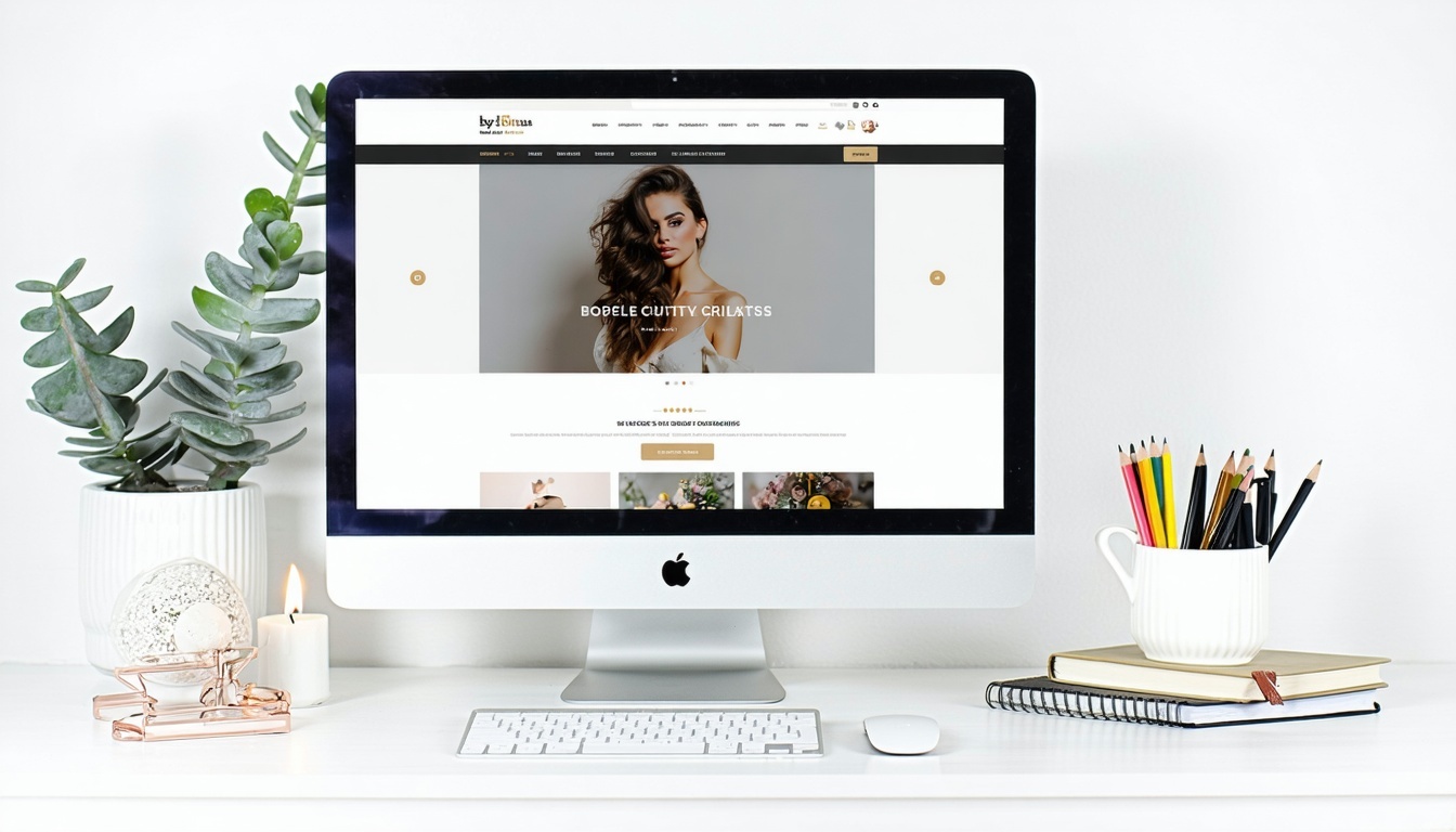 Custom Shopify store setup with clean, minimalist design