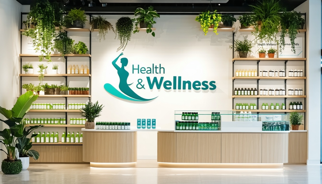 Health & Wellness Store Logo
